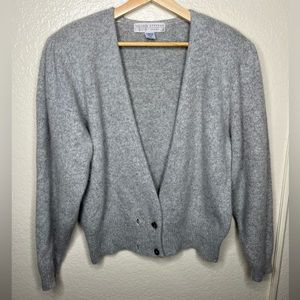 Vintage Valerie Stevens Grey Cardigan